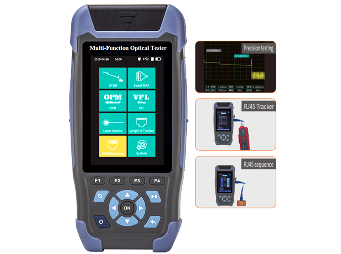 Máy đo cầm tay đa năng OTDR VT-42MP (Smart OTDR - OTDR Mini)