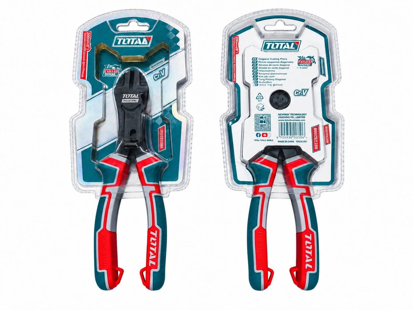 TOTAL THTC530806 Compound Action Diagonal Cutting Pliers